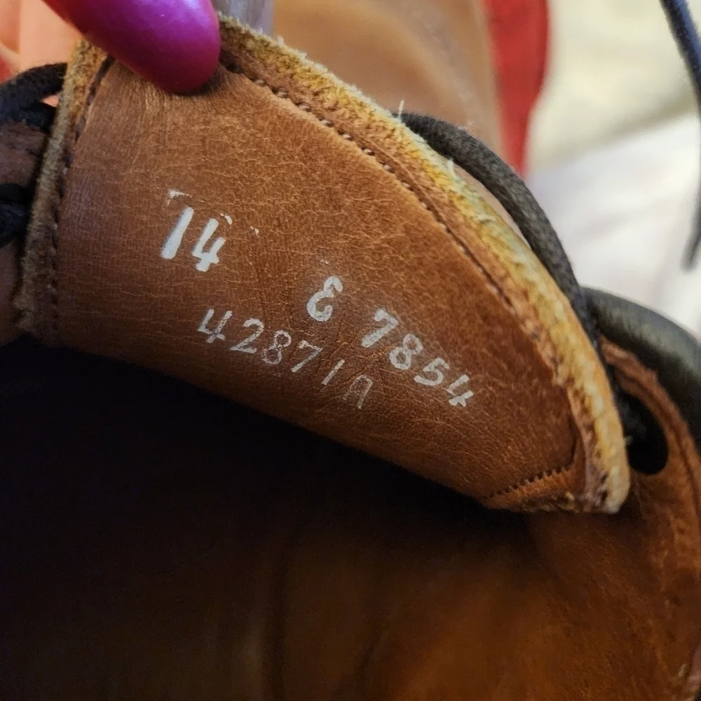 Allen Edmonds Malone Lace-Up Shoes Men's Size 14 Brown Leather